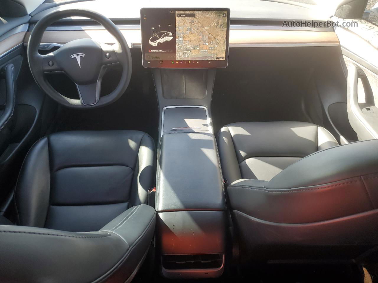 2021 Tesla Model 3  White vin: 5YJ3E1EBXMF002408