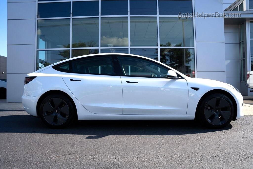 2021 Tesla Model 3 Long Range Белый vin: 5YJ3E1EBXMF096502