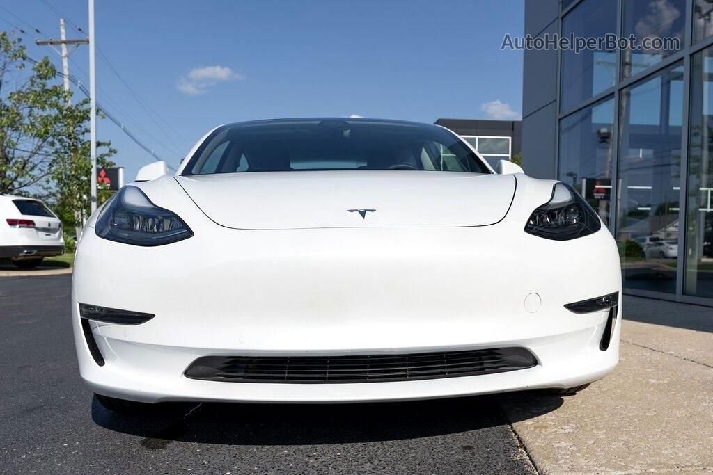 2021 Tesla Model 3 Long Range White vin: 5YJ3E1EBXMF096502