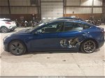 2021 Tesla Model 3 Long Range Dual Motor All-wheel Drive Blue vin: 5YJ3E1EBXMF836811