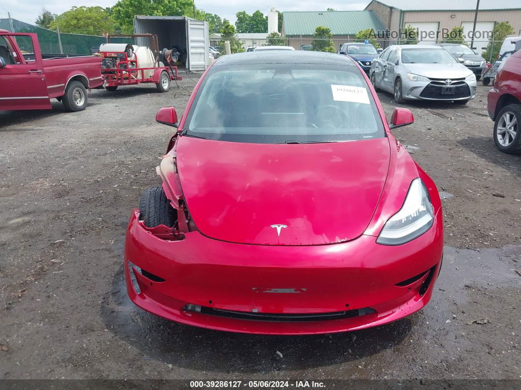 2021 Tesla Model 3 Long Range Dual Motor All-wheel Drive Бордовый vin: 5YJ3E1EBXMF862633