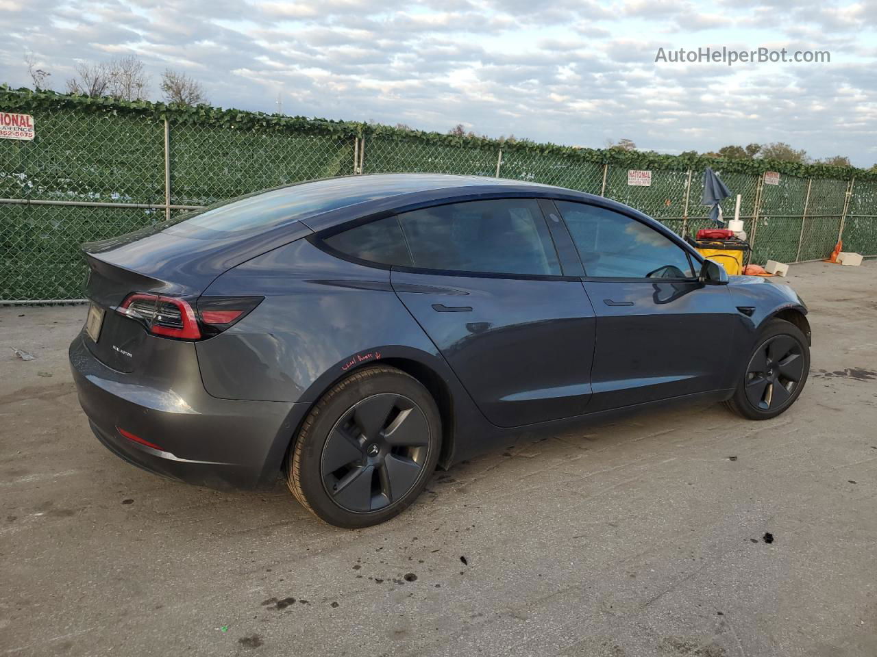 2021 Tesla Model 3  Серый vin: 5YJ3E1EBXMF901916