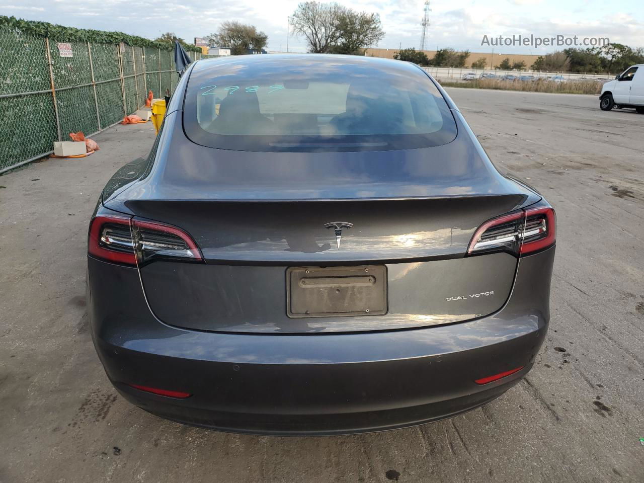2021 Tesla Model 3  Серый vin: 5YJ3E1EBXMF901916
