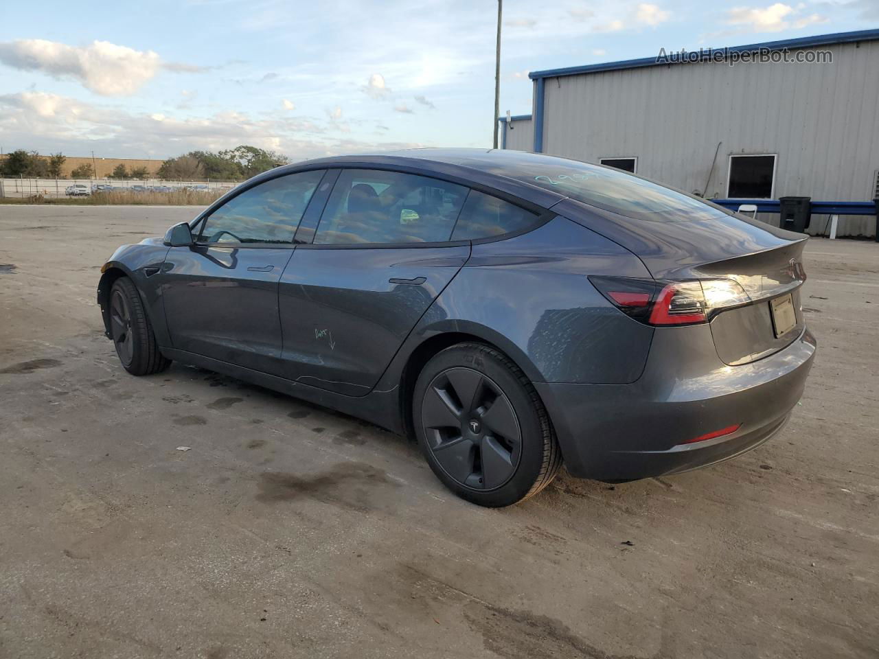 2021 Tesla Model 3  Gray vin: 5YJ3E1EBXMF901916