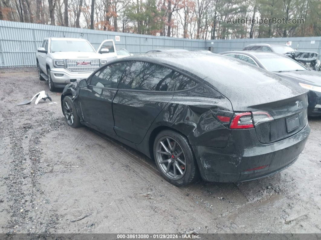 2021 Tesla Model 3 Long Range Dual Motor All-wheel Drive Black vin: 5YJ3E1EBXMF928372