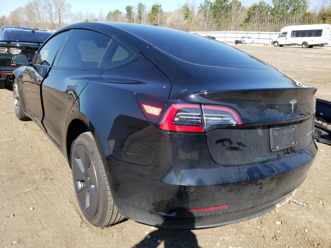 2022 Tesla Model 3  Black vin: 5YJ3E1EBXNF108410