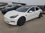 2022 Tesla Model 3  White vin: 5YJ3E1EBXNF169742