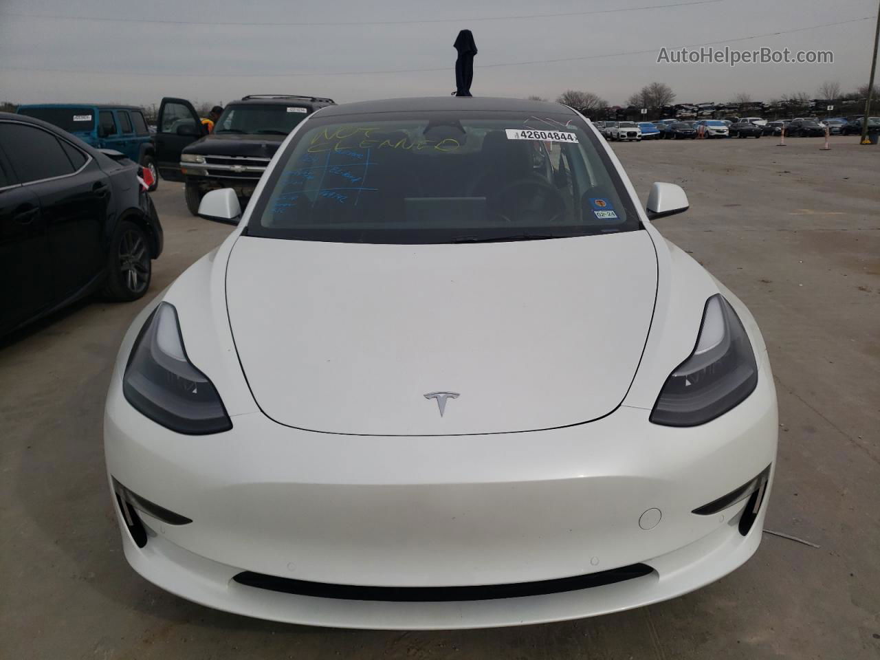 2022 Tesla Model 3  Белый vin: 5YJ3E1EBXNF169742