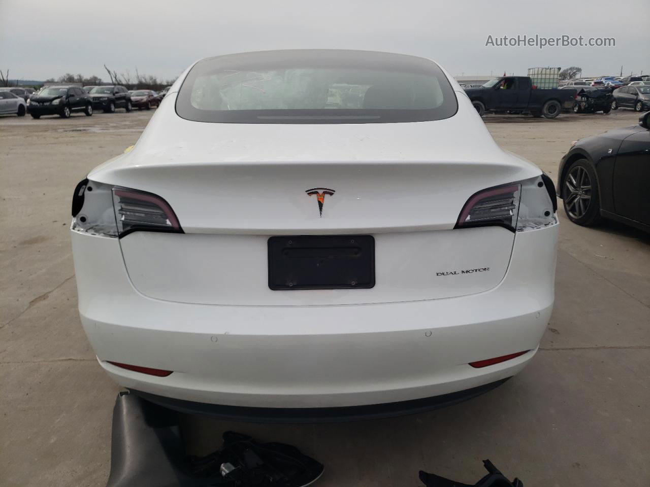 2022 Tesla Model 3  Белый vin: 5YJ3E1EBXNF169742