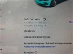 2022 Tesla Model 3  Gray vin: 5YJ3E1EBXNF262258