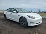 2022 Tesla Model 3  White vin: 5YJ3E1EBXNF271526