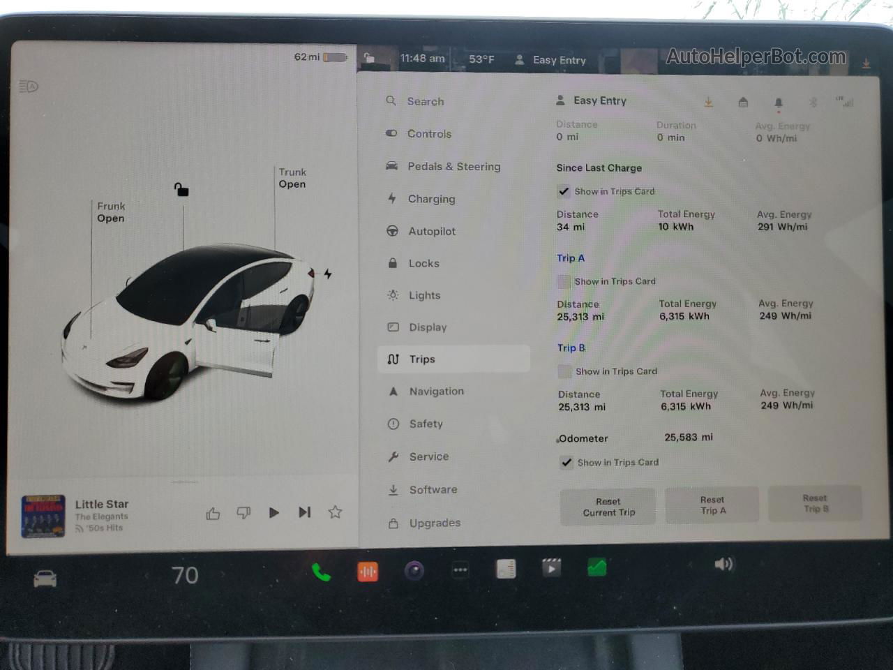 2022 Tesla Model 3  Белый vin: 5YJ3E1EBXNF271526