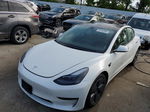 2022 Tesla Model 3  White vin: 5YJ3E1EBXNF273406