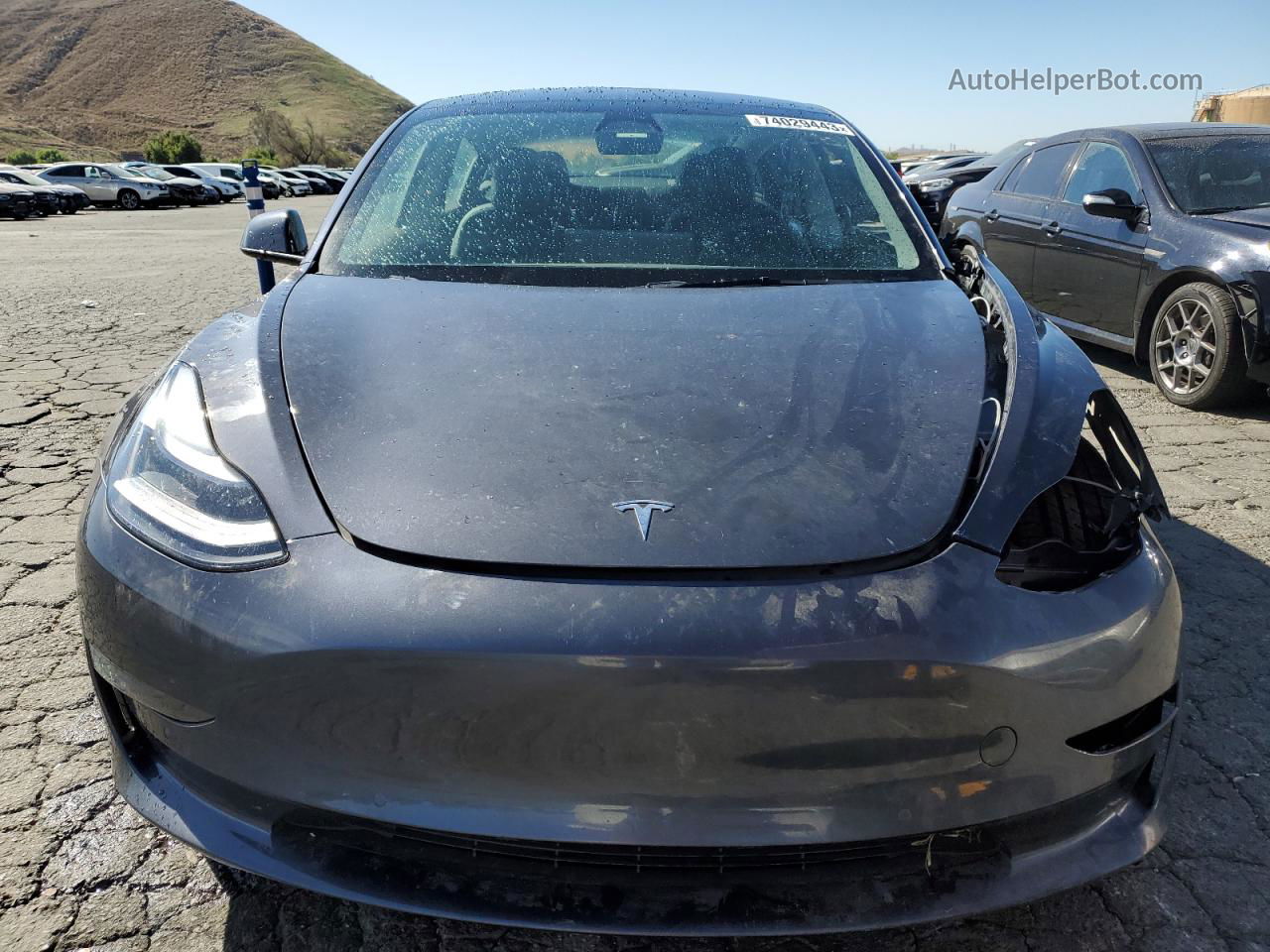 2022 Tesla Model 3  Charcoal vin: 5YJ3E1EBXNF361789