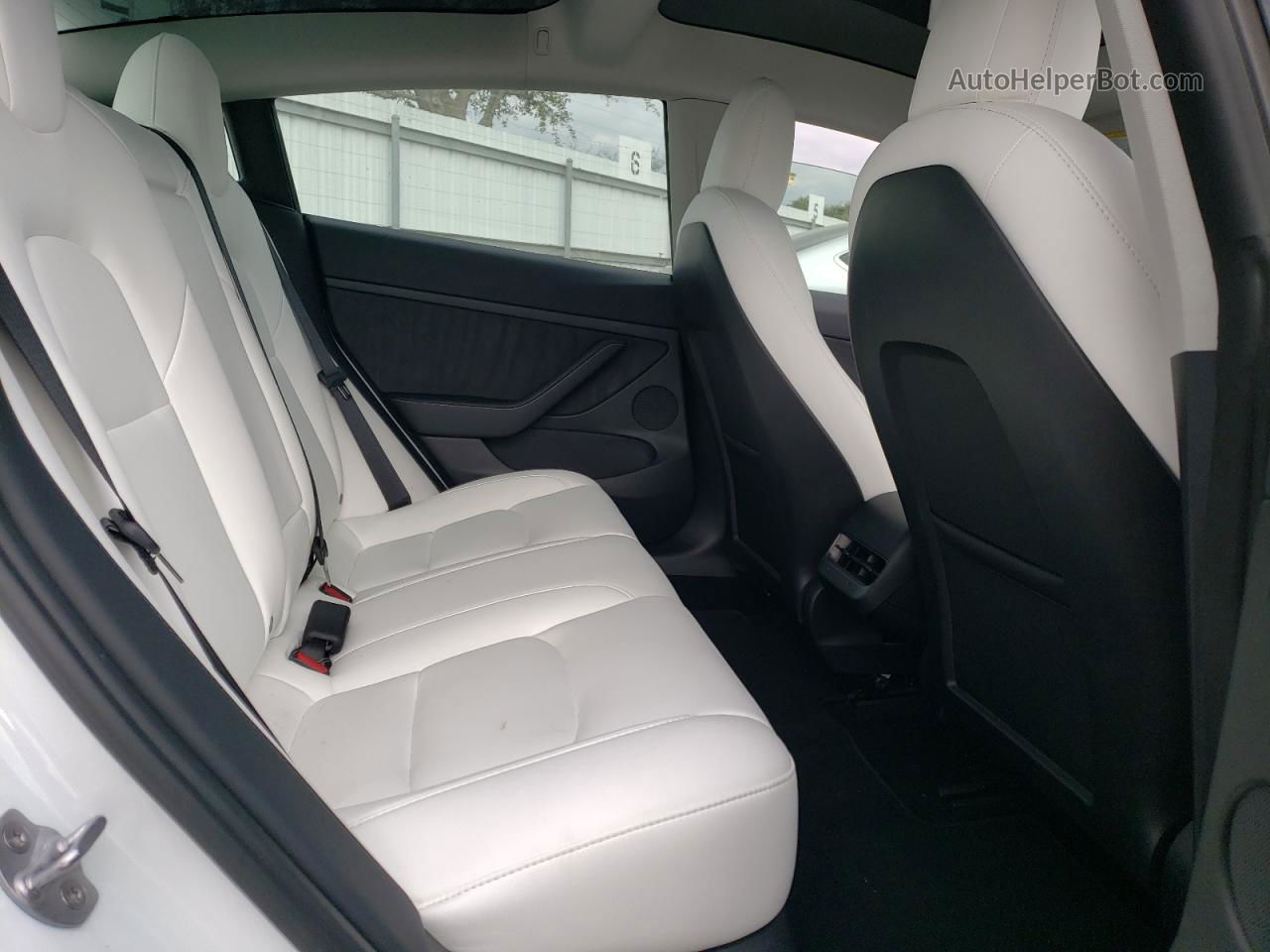 2022 Tesla Model 3  White vin: 5YJ3E1EBXNF363493