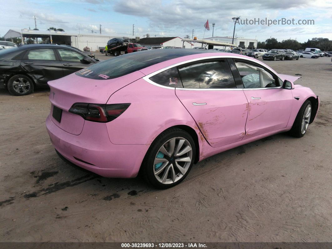 2020 Tesla Model 3 Performance Dual Motor All-wheel Drive Pink vin: 5YJ3E1EC0LF586728