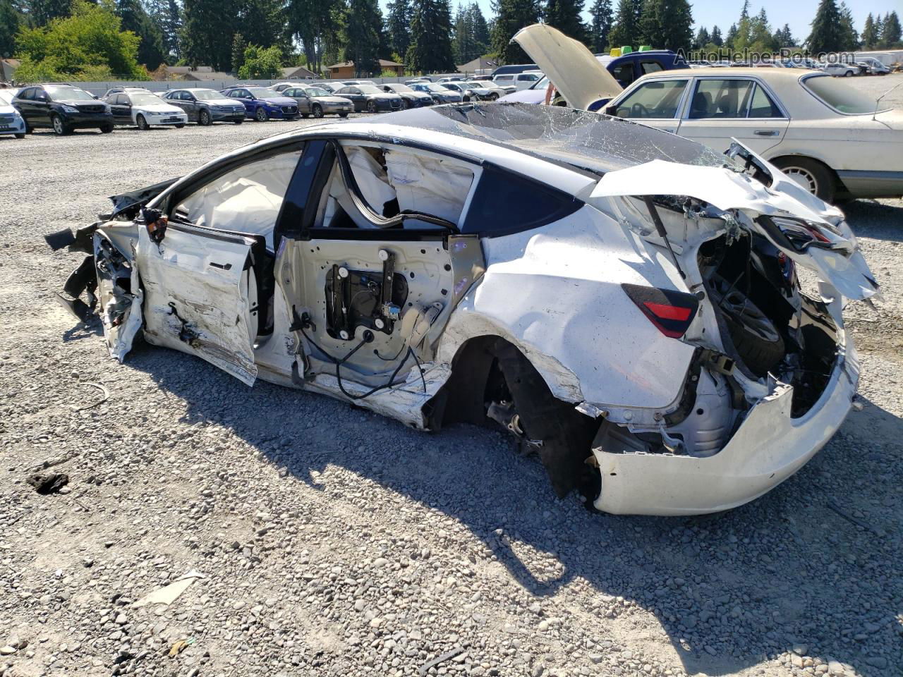 2020 Tesla Model 3  White vin: 5YJ3E1EC0LF641341