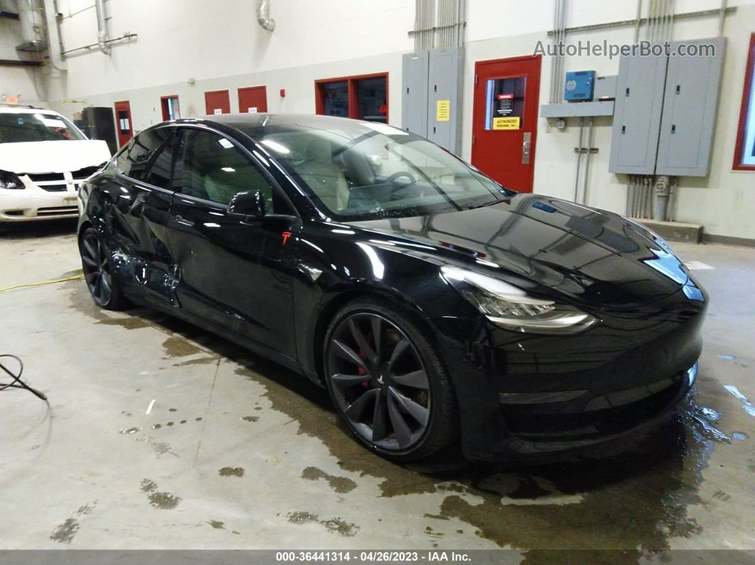 2020 Tesla Model 3 Performance Black vin: 5YJ3E1EC0LF791921