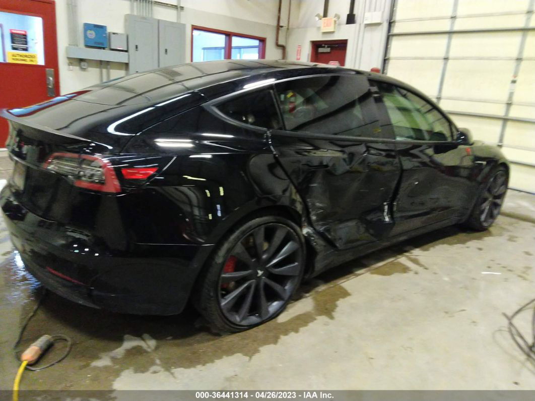 2020 Tesla Model 3 Performance Black vin: 5YJ3E1EC0LF791921