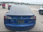 2021 Tesla Model 3 Performance Dual Motor All-wheel Drive Dark Blue vin: 5YJ3E1EC0MF093701