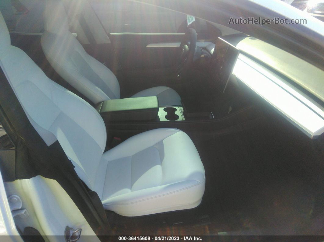 2021 Tesla Model 3 Performance White vin: 5YJ3E1EC0MF984412