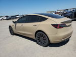 2022 Tesla Model 3  Gold vin: 5YJ3E1EC0NF348476