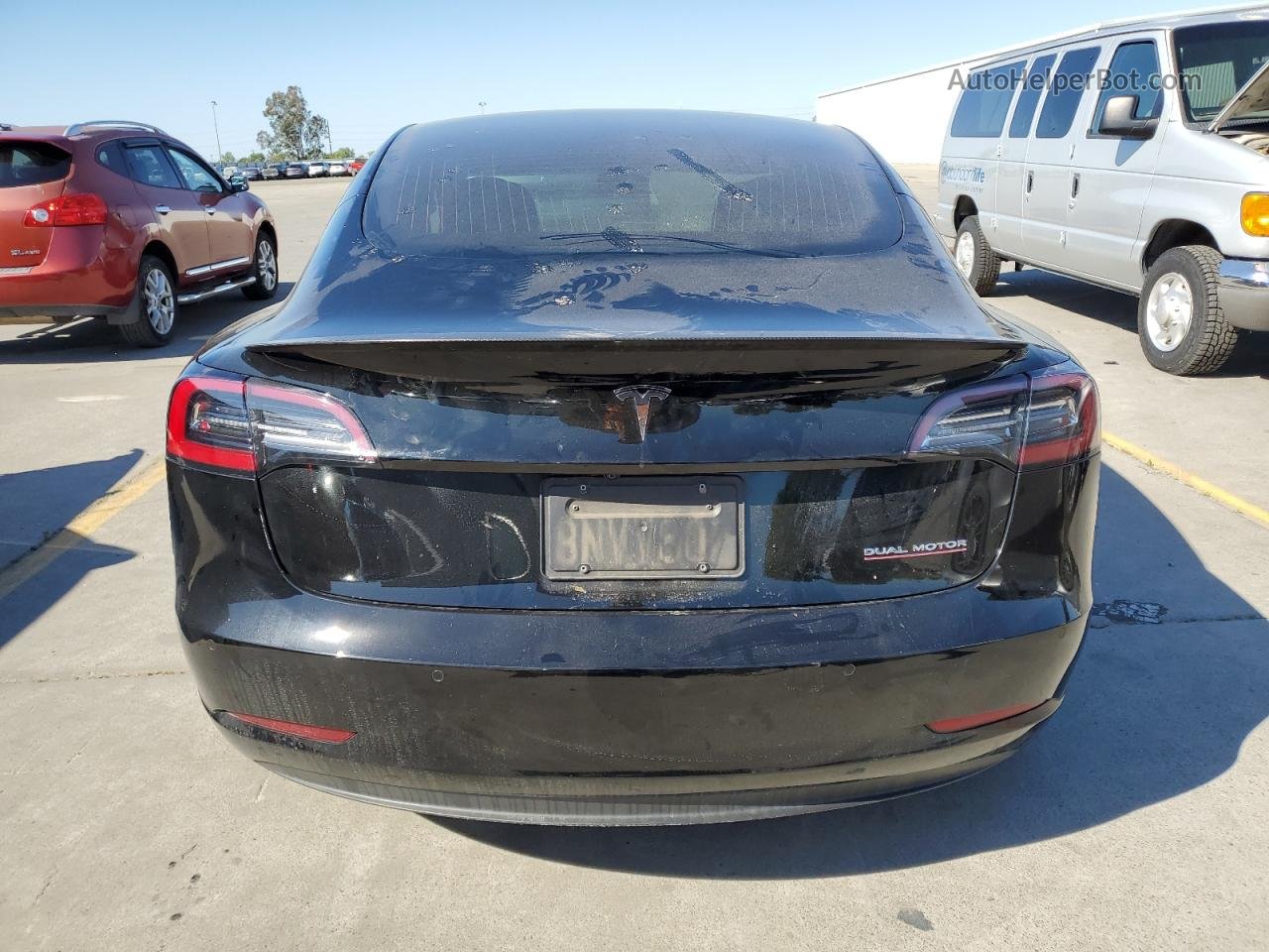 2020 Tesla Model 3  Черный vin: 5YJ3E1EC1LF641624