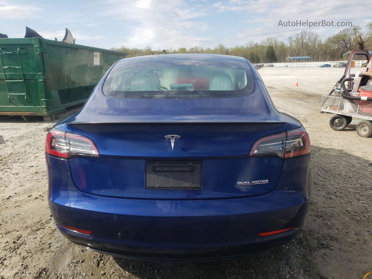 2020 Tesla Model 3  Blue vin: 5YJ3E1EC1LF641932