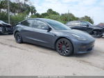 2021 Tesla Model 3 Performance Dual Motor All-wheel Drive Gray vin: 5YJ3E1EC1MF020241