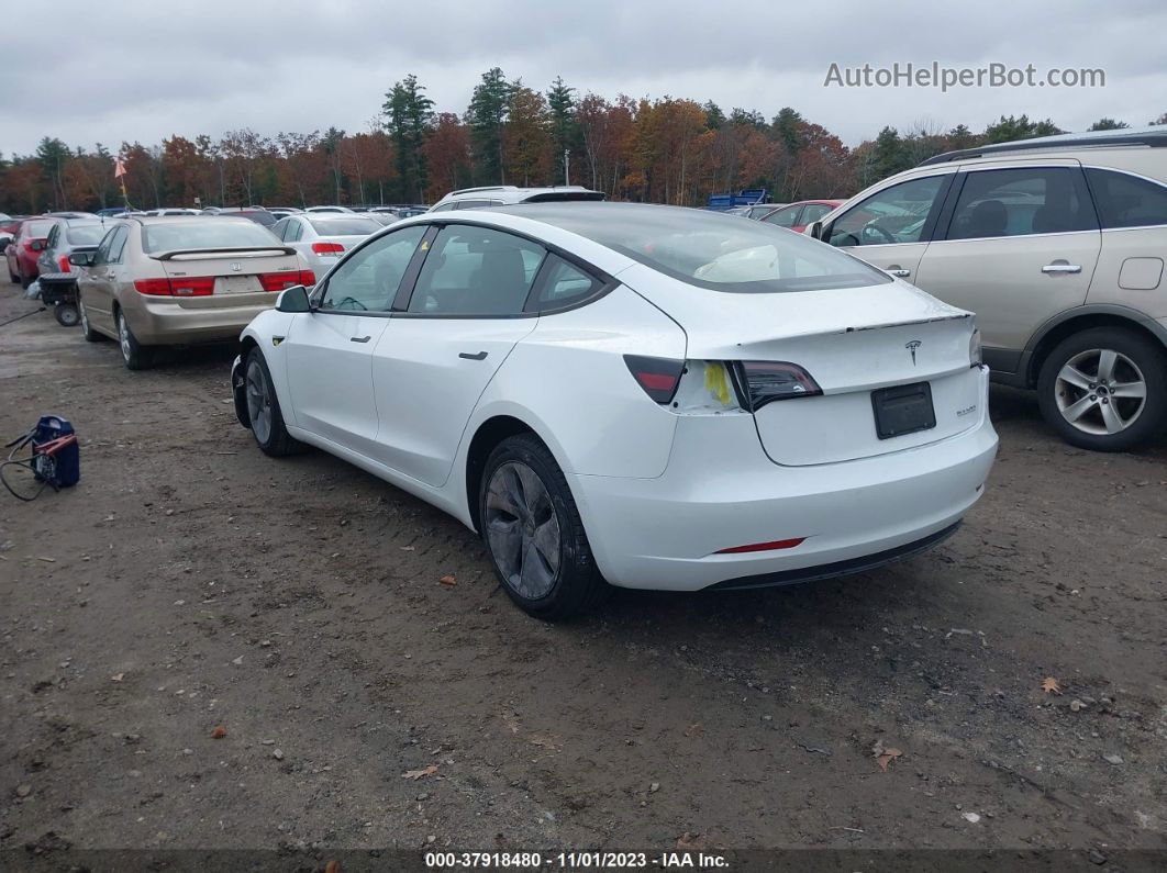 2021 Tesla Model 3 Performance Dual Motor All-wheel Drive White vin: 5YJ3E1EC1MF054762