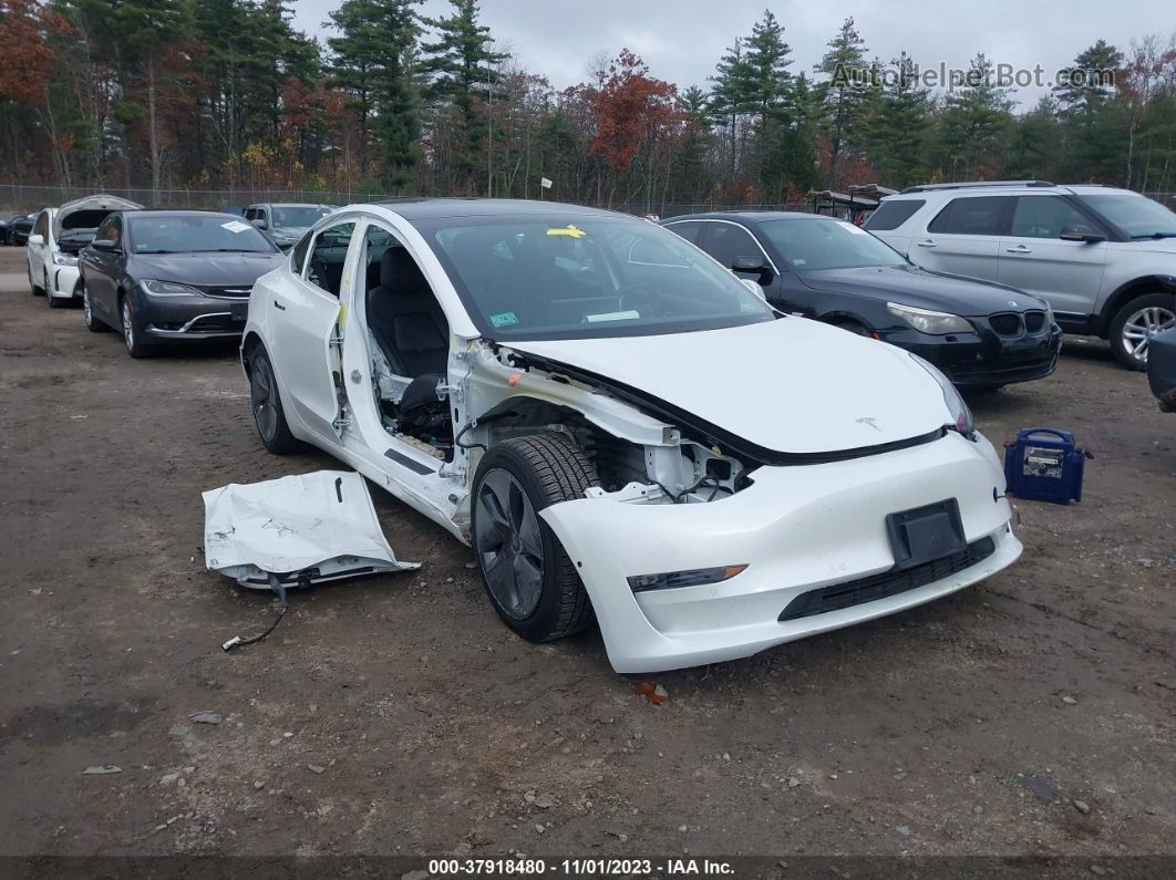 2021 Tesla Model 3 Performance Dual Motor All-wheel Drive White vin: 5YJ3E1EC1MF054762