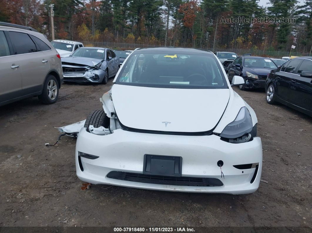 2021 Tesla Model 3 Performance Dual Motor All-wheel Drive White vin: 5YJ3E1EC1MF054762