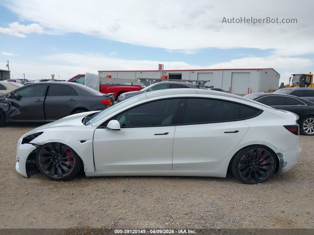 2021 Tesla Model 3 Performance Dual Motor All-wheel Drive Белый vin: 5YJ3E1EC1MF055121