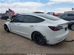 2021 Tesla Model 3 Performance Dual Motor All-wheel Drive White vin: 5YJ3E1EC1MF055121