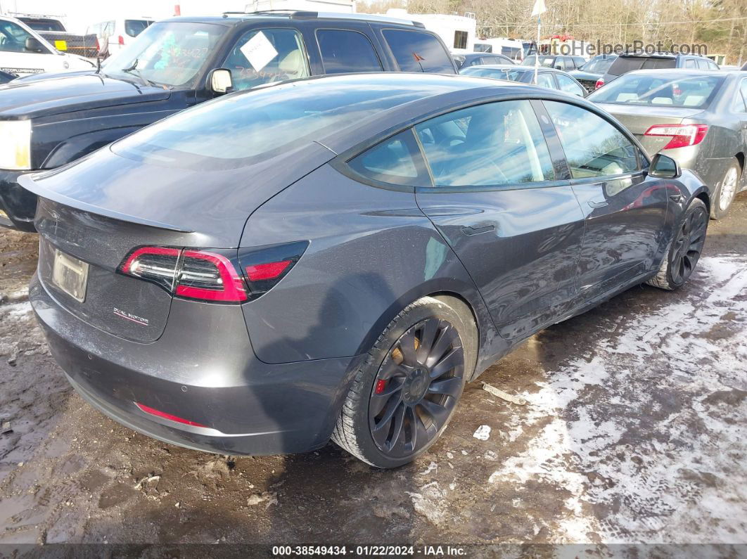 2021 Tesla Model 3 Performance Dual Motor All-wheel Drive Серый vin: 5YJ3E1EC1MF925482