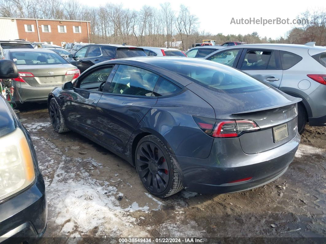 2021 Tesla Model 3 Performance Dual Motor All-wheel Drive Серый vin: 5YJ3E1EC1MF925482