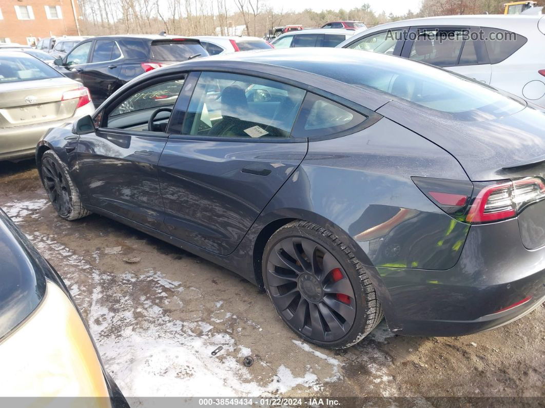 2021 Tesla Model 3 Performance Dual Motor All-wheel Drive Серый vin: 5YJ3E1EC1MF925482