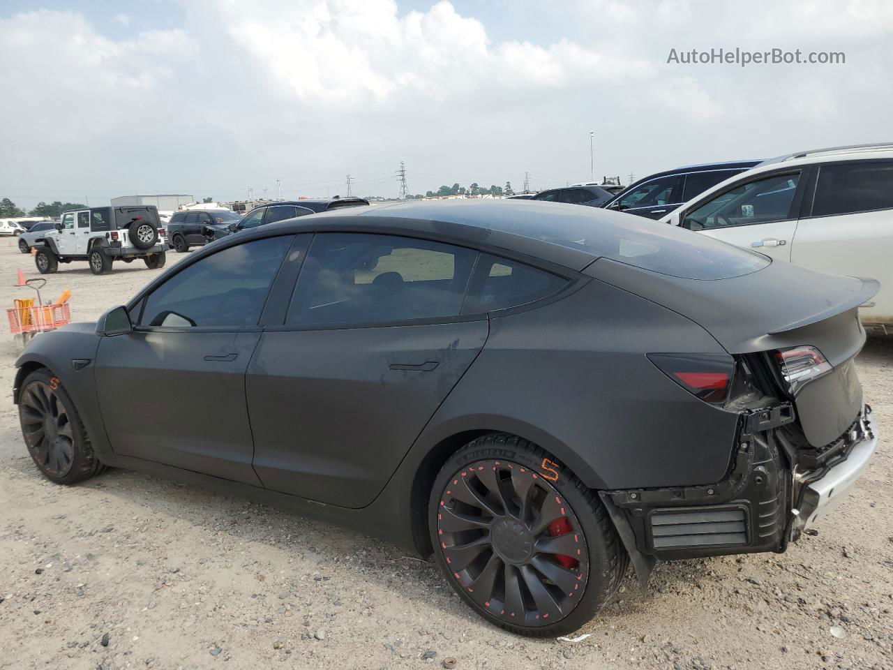 2022 Tesla Model 3  Black vin: 5YJ3E1EC1NF113682