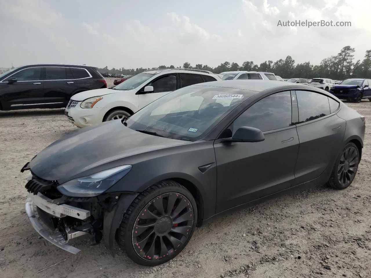 2022 Tesla Model 3  Black vin: 5YJ3E1EC1NF113682