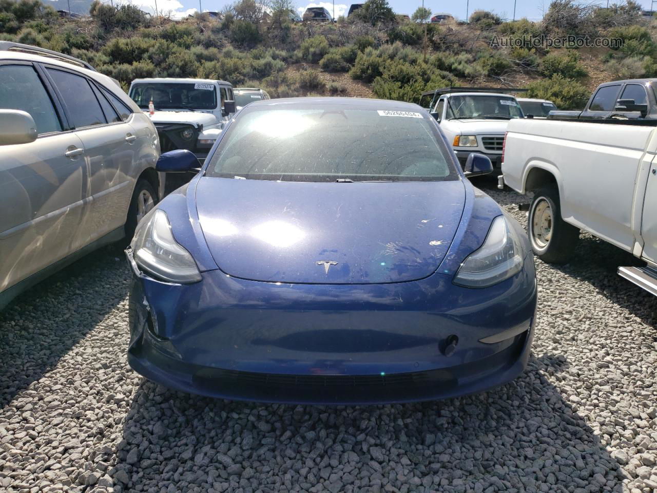 2020 Tesla Model 3  Blue vin: 5YJ3E1EC2LF603092