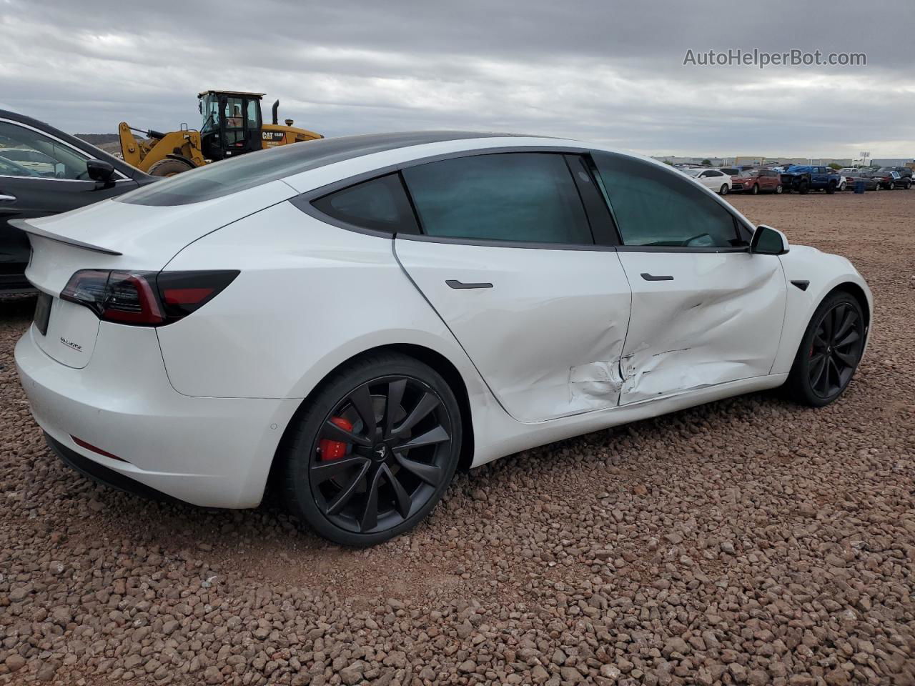 2020 Tesla Model 3  White vin: 5YJ3E1EC2LF624914