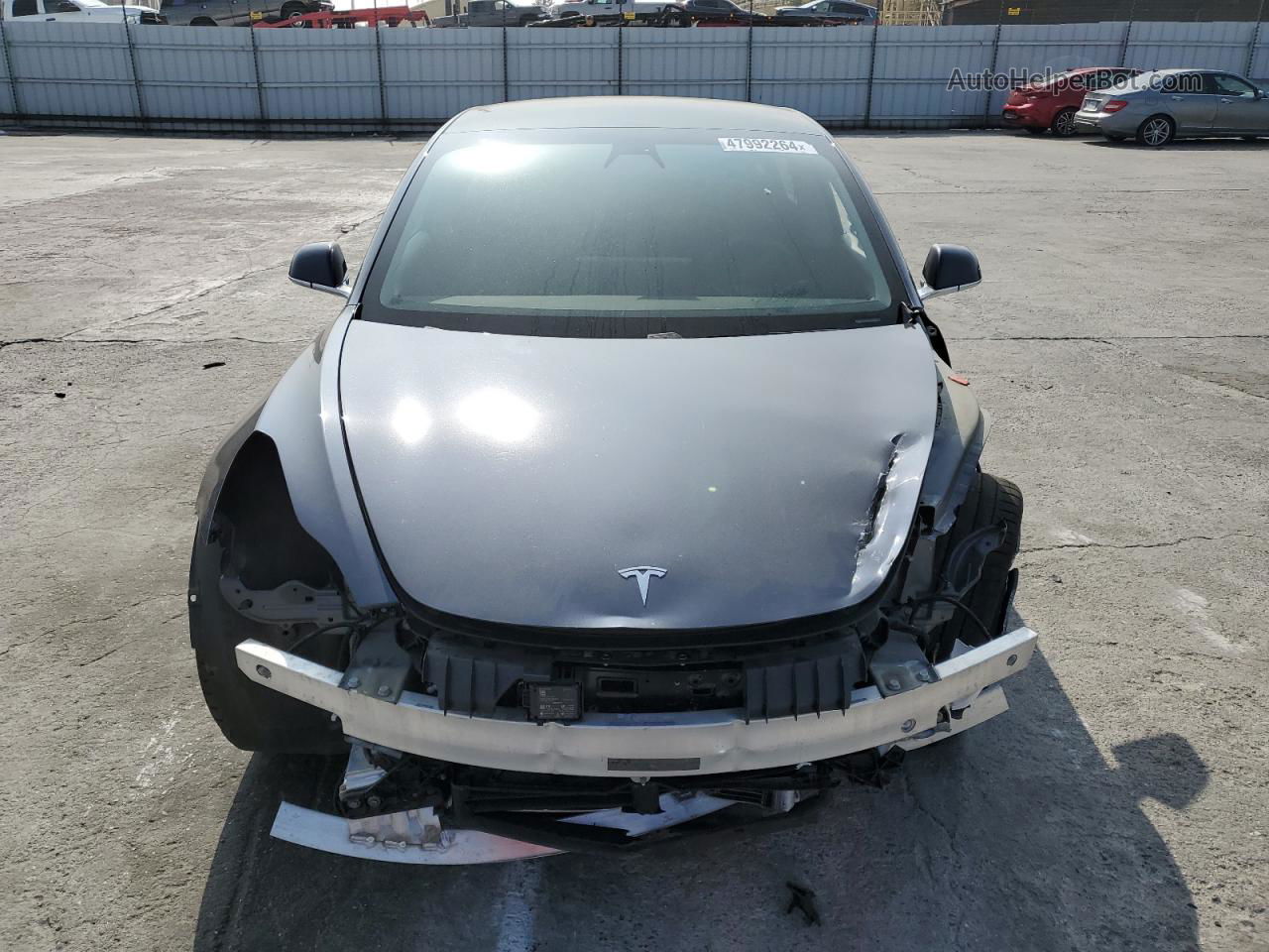 2020 Tesla Model 3  Gray vin: 5YJ3E1EC2LF669268