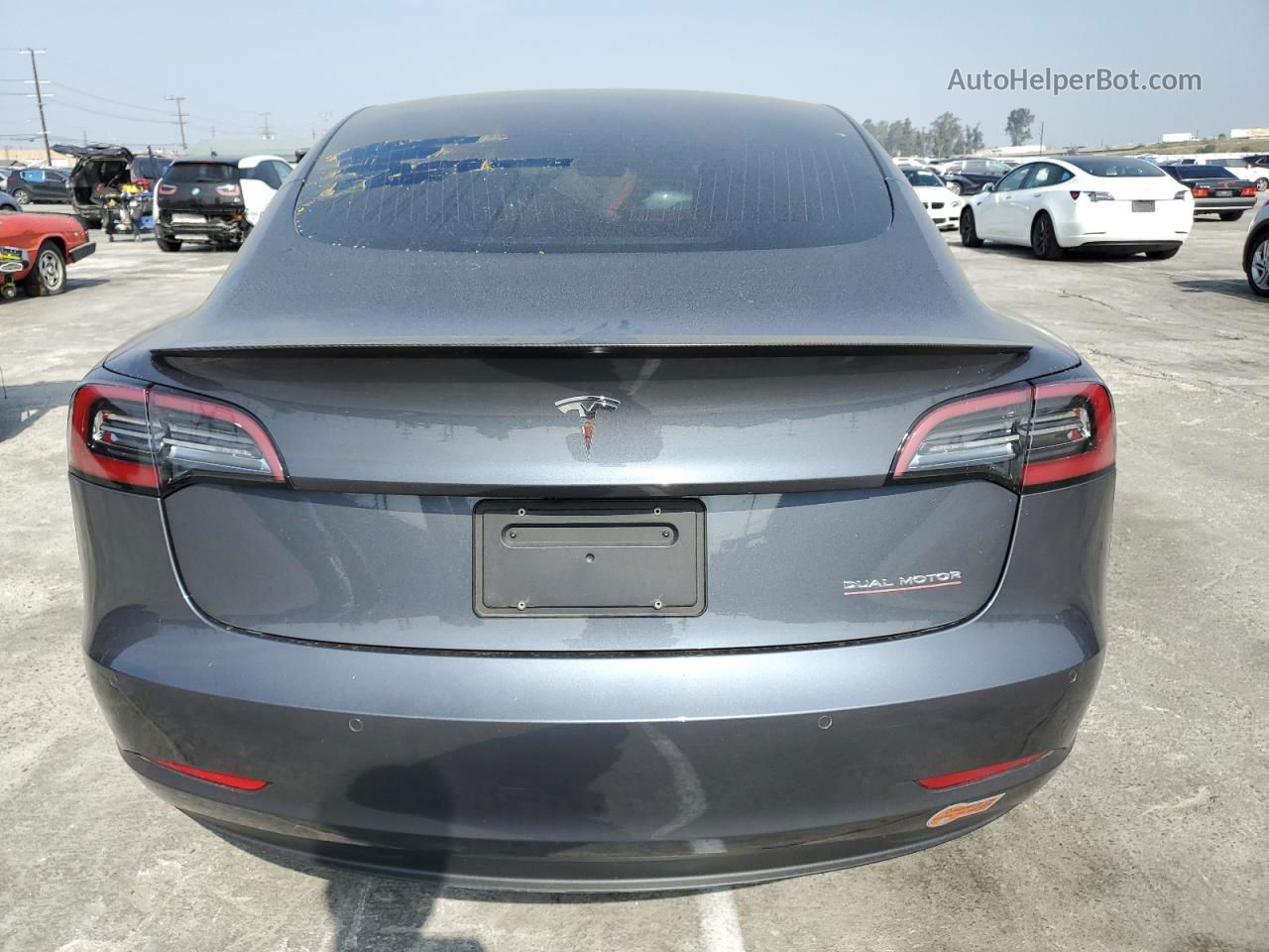 2020 Tesla Model 3  Gray vin: 5YJ3E1EC2LF669268