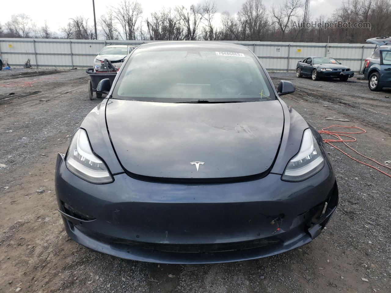 2020 Tesla Model 3 Charcoal vin: 5YJ3E1EC2LF713463