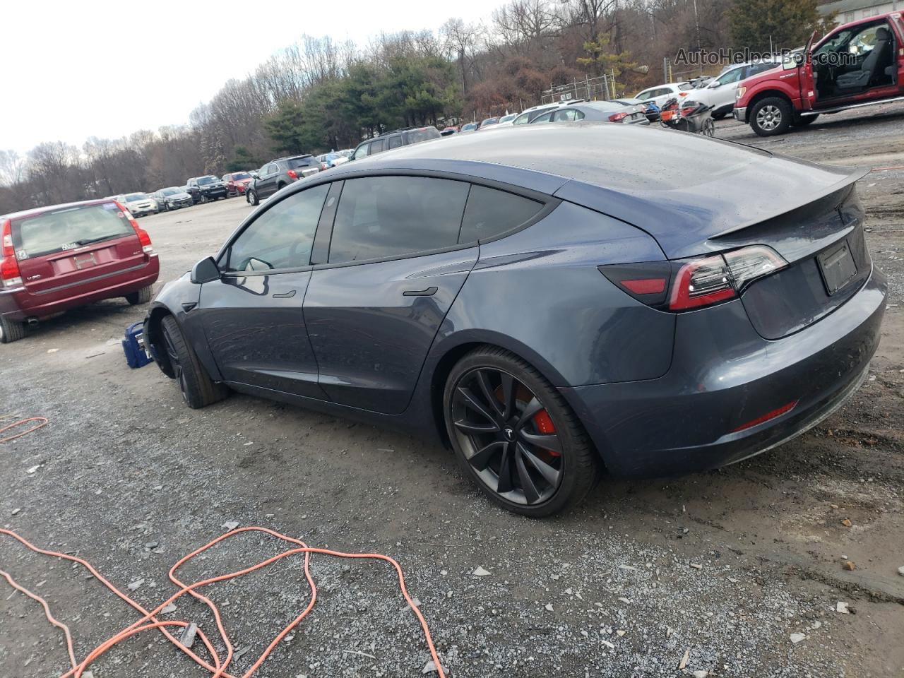 2020 Tesla Model 3 Charcoal vin: 5YJ3E1EC2LF713463