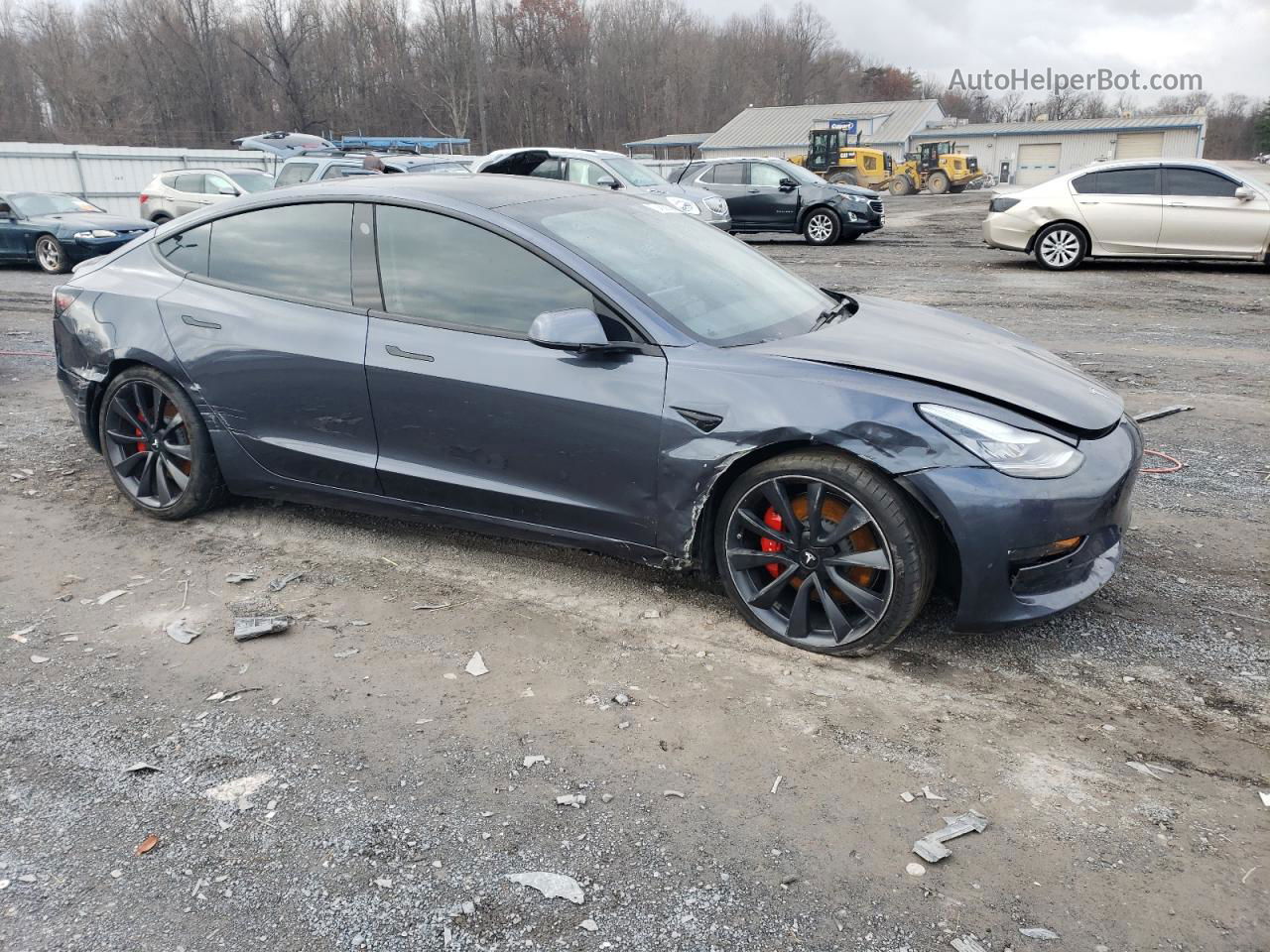 2020 Tesla Model 3 Charcoal vin: 5YJ3E1EC2LF713463