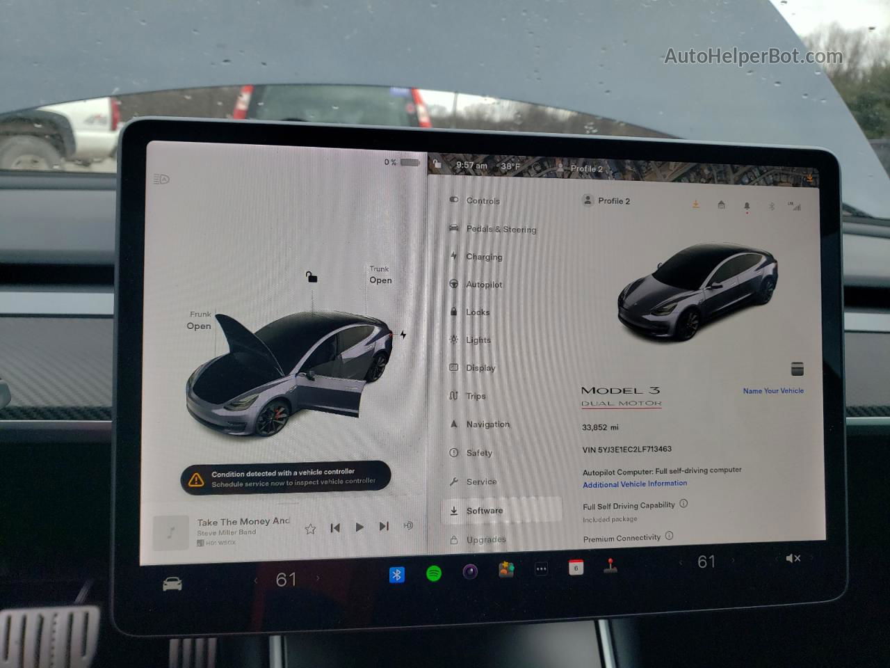 2020 Tesla Model 3 Charcoal vin: 5YJ3E1EC2LF713463