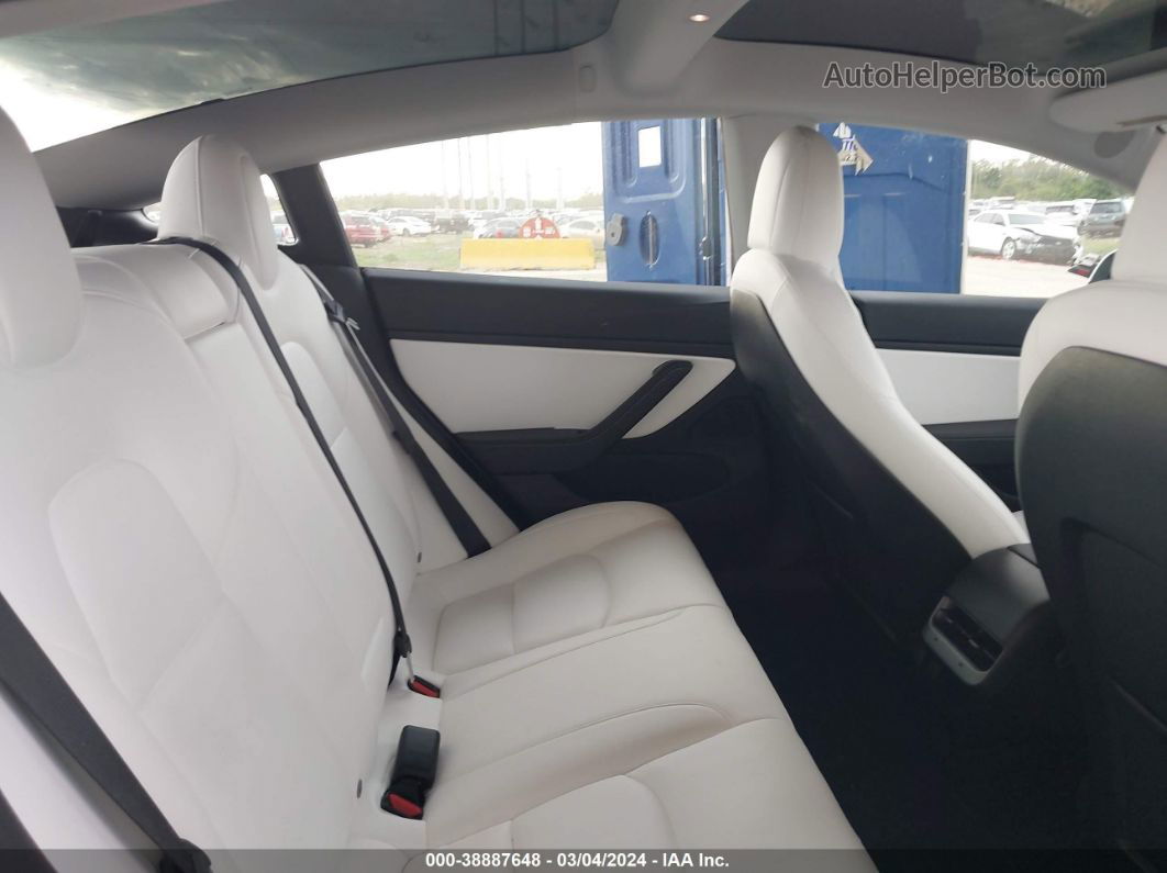 2021 Tesla Model 3 Performance Dual Motor All-wheel Drive White vin: 5YJ3E1EC2MF913700