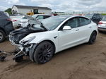 2022 Tesla Model 3  White vin: 5YJ3E1EC2NF164186