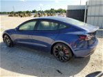 2022 Tesla Model 3  Синий vin: 5YJ3E1EC2NF239419